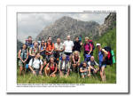 Gruppebillede fra Topas vandretur Dolomitterne - Haute Route (DH32), 8-18 juli 2003.