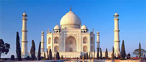 Taj Mahal in Agra, India.