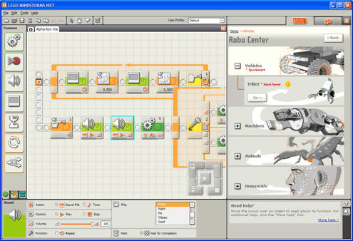 Lego Mindstorms NXT Software Program
