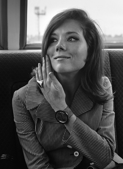 Diana Rigg (her i rollen som Emma Peel i 1960'er TV-serien Avengers)