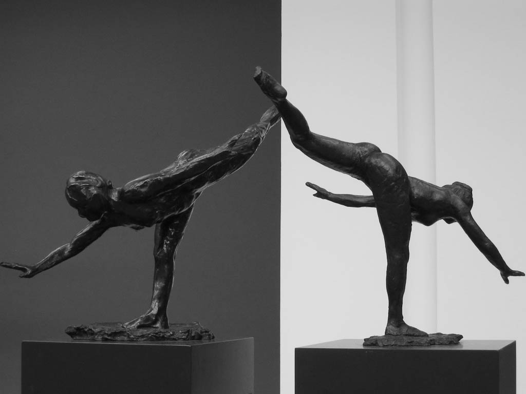 Danserinder, bronzestatuetter af Edgar Degas, Glyptoteket, København